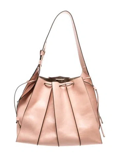 Pre-owned Tod's Leather Tote In Pink