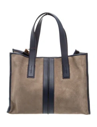 Pre-owned Tod's Leather Tote W/ Tags In Multi