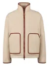 Tod's Down Jacket In Technical Cotton In Brown