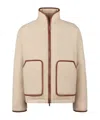 Tod's Down Jacket In Technical Cotton In Brown