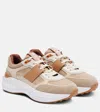 Tod's Leather-trimmed Sneakers