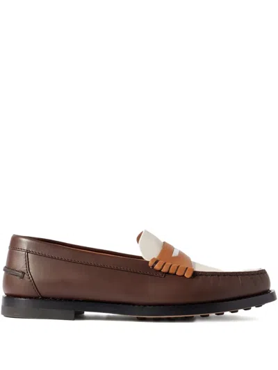 Tod's Leather Two-tone Loafers