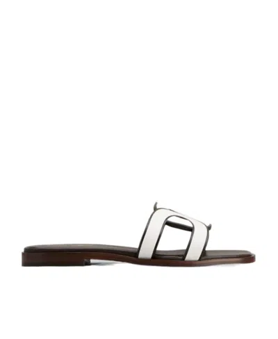 TOD'S TOD'S LOGO STRAP SLIP-ON SANDALS