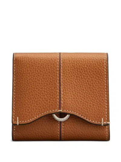 Tod's Leather Wallet In Brown