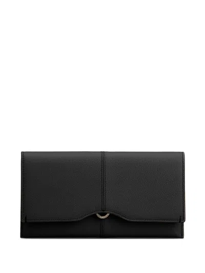 Tod's Wallet In Leather In Black