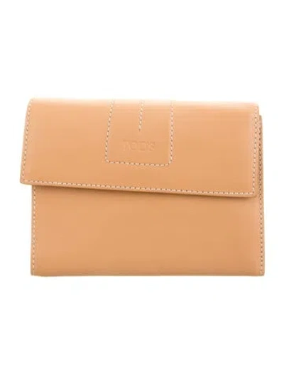 Pre-owned Tod's Leather Wallet In Brown