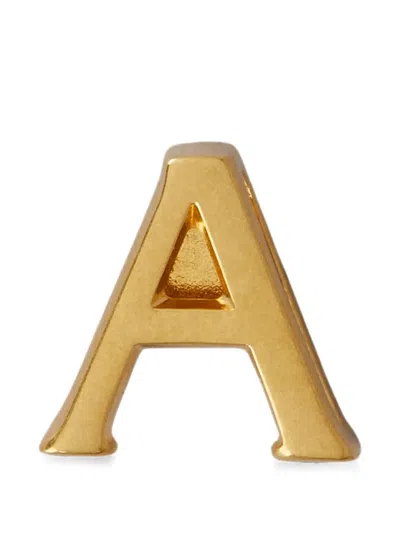 Tod's Letter A Charm In Gold