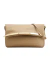 Tod's Letter Detail Shoulder Bag In Nude