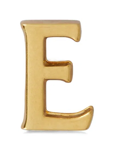Tod's Letter E Charm In Yellow