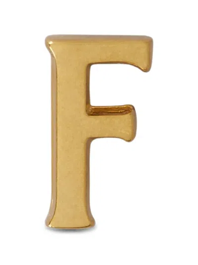 Tod's Letter F Charm In White