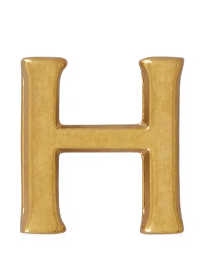 Tod's Letter H Charm In Neutral