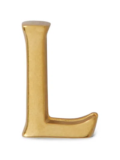 Tod's Letter L Charm In White
