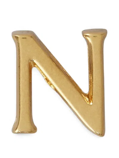 Tod's Letter N Charm In Yellow