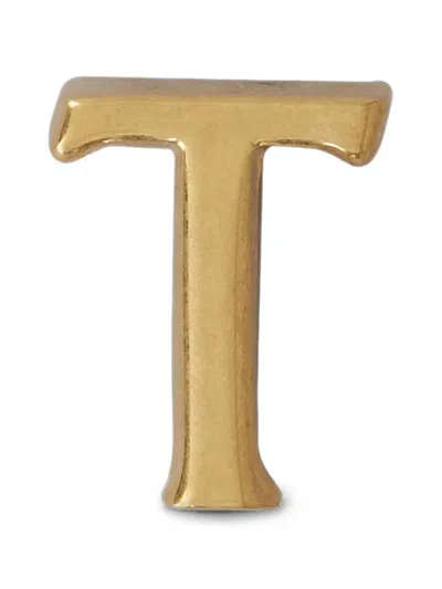 Tod's Letter T Charm In Gold