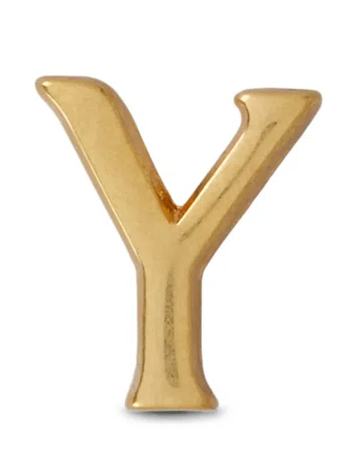 Tod's Letter Y Charm In Gold