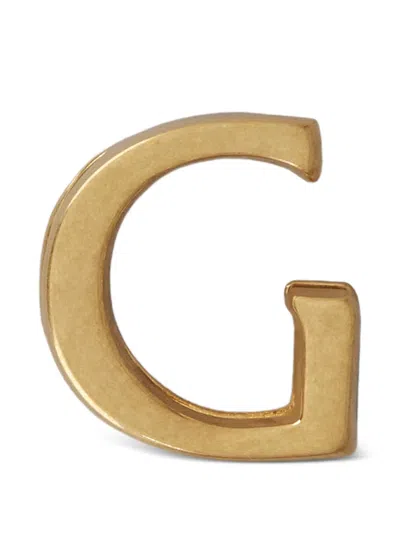 Tod's Letter-motif Charm In Yellow