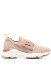 Tod's Light Pink Kate Technical Fabric Sneakers In Light Pink
