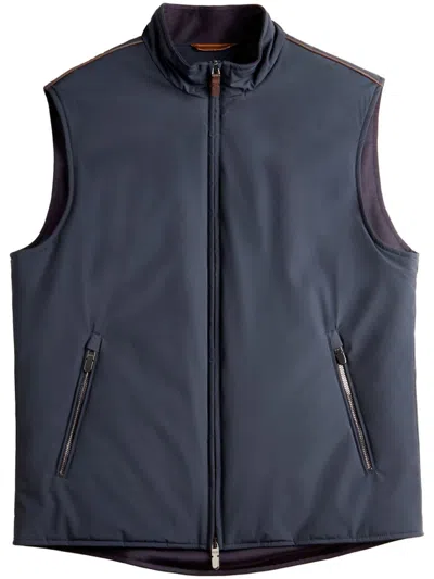 Tod's Lightweight Gilet In Blue