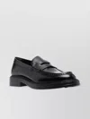 Tod's Lightweight Loafers With Round Toe And Penny Strap In Black