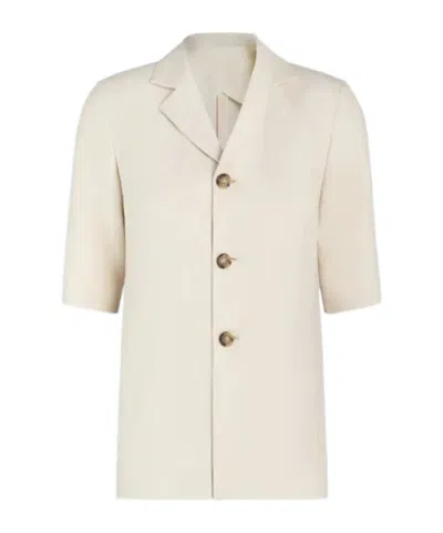 Tod's Linem Belted Blazer In White