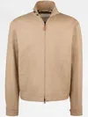 Tod's Jacket In Linen In Neutrals