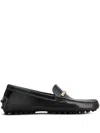 Tod's Women Gommino Leather Loafers In Graphite