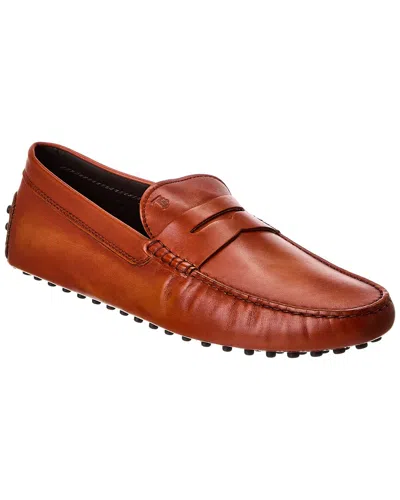 Tod's Tods Leather Loafer In Brown