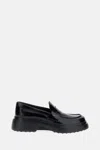Tod's Leather Loafers In Black