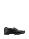 Tod's Brushed Leather Loafers With Penny Detail