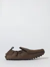 Tod's Gommino Mocassino Glove In Nabuk In Brown