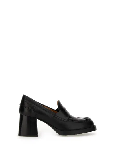 Tod's Women's Loafer With Heel In Black