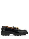 Tod's Chain Loafers In Black