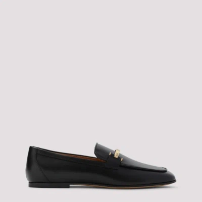 Tod's Leather Bar Detail Loafers In Multi