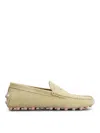 Tod's Bubble Rubber In Suede In Beige