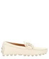 Tod's Leather Kate Gommino Bubble Loafers In Beige