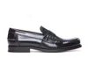 Tod's Block Heel Loafers Penny Strap In Black