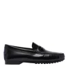 Tod's Tod Penny Leather Loafers In Black