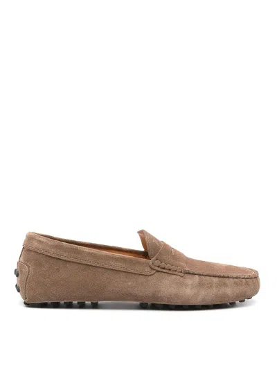 TOD'S MOCASINES - MARRÓN