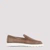 Tod's Chunky Rubber Sole Round Toe Loafers