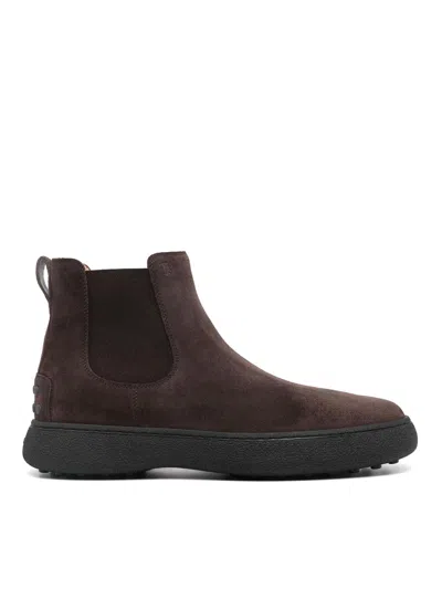 TOD'S MOCASINES - MARRÓN