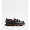 Tod's Loafers In Leather In Multi