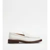 Tod's Loafers In Leather With Woven Welt