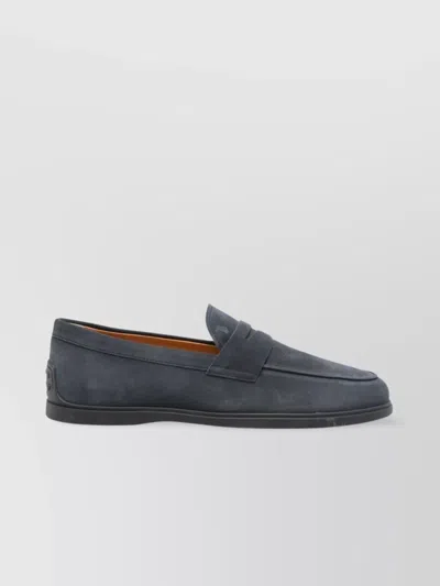 Tod's Loafers In Suede Leather