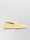 Tod's Loafers Leather Rubber Sole Slip-on Design