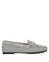 Tod's Loafers In Light Grey