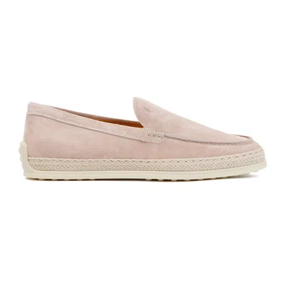 Tod's Loafers Nude & Neutrals In Pink