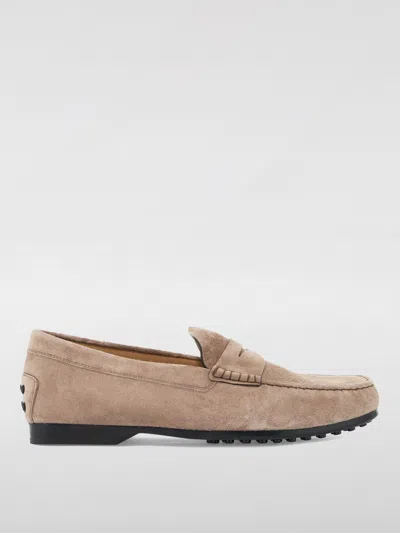 Tod's Loafers  Men Color Beige In Multicolor