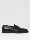 Tod's Leather Loafers In Black