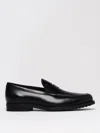 Tod's Men Leather Loafer In Black
