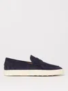 Tod's Mens Tods Mocassino Cassetta 04l Suede Loafers In Blue